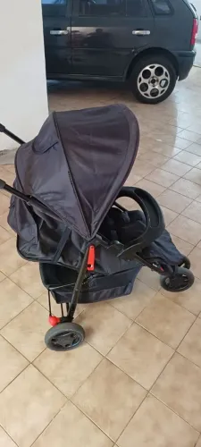 Carrinho de bebê Toffy - Preto