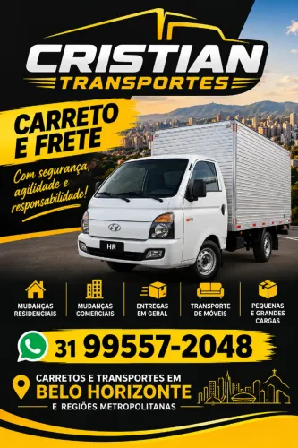 Frete e carreto em BH e regiões próximas