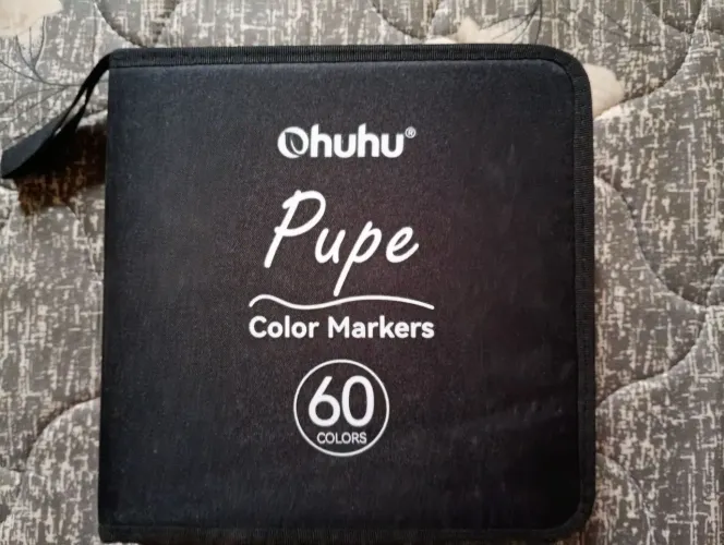 Marcadores ohuhu pupe 60 cores 