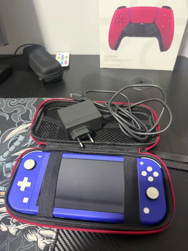 NINTENDO SWITCH LITE AZUL SEMI NOVO