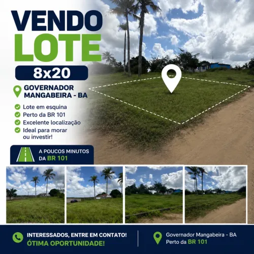 Vendo Lote 8x20