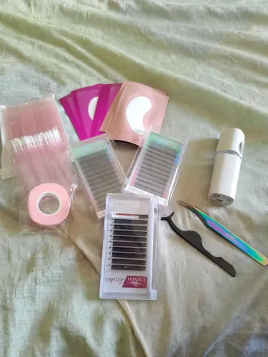 Kit para cílios algumas coisas usadas, outra ainda novas