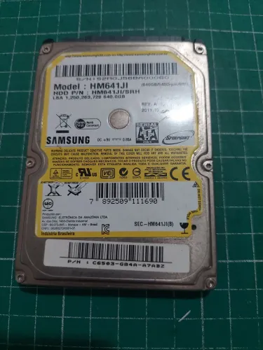 Hd 640Gb samsung para ps3 notebook