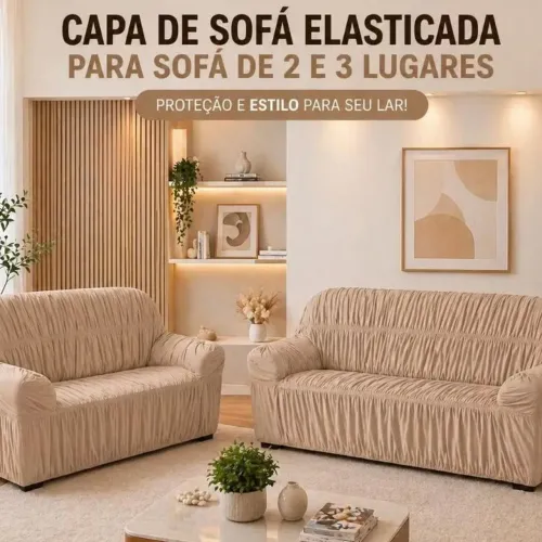 Capas Sofa. Com Elástico. Várias Cores
