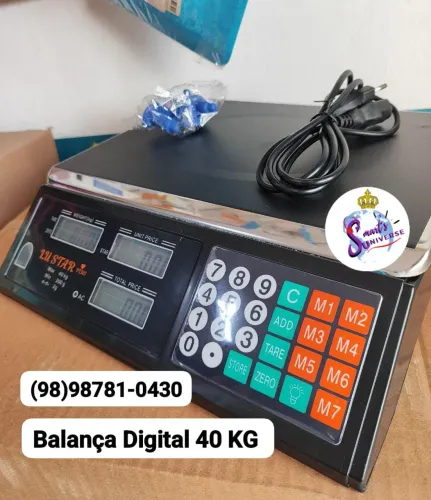 Balança Digital [ até 40kg] Entrega ou Retirada 