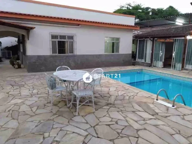 Casa com piscina, sauna e área gourmet, Colônia Santo Antônio, Barra Mansa - CA0025.