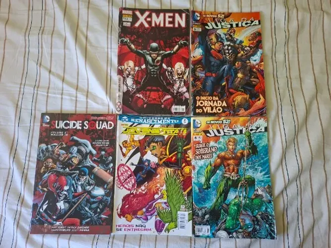 Coleção HQs Marvel e DC