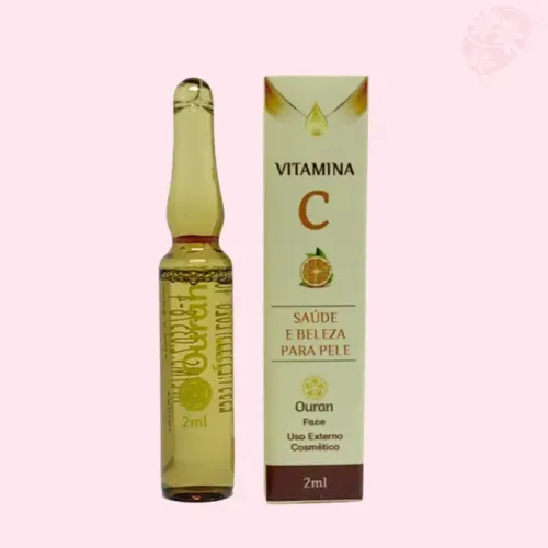 ampola de serum vitaminca C pura para rosto