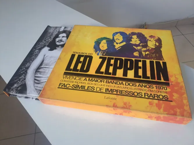 Livro Tesouros do Led Zeppelin + livro Bonzo