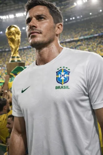 CAMISA BRASIL DRYFIT 3D - Tam G