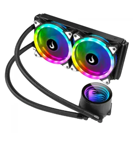 Water Cooler Rise Mode Black, ARGB, 240mm, Intel-AMD, Preto, RM-WCB-04-ARGB