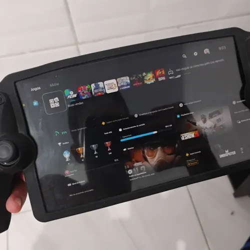 Ps5 portal sem defeito algum praticamente novo ja vem com capa e cabos 