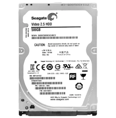 HD Seagate 500GB 2.5 de Notebook