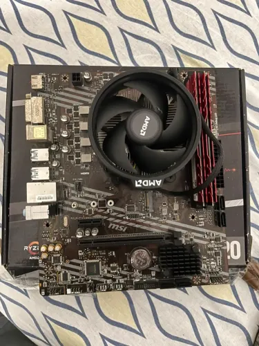 KIT: Placa mãe, processador e memoria