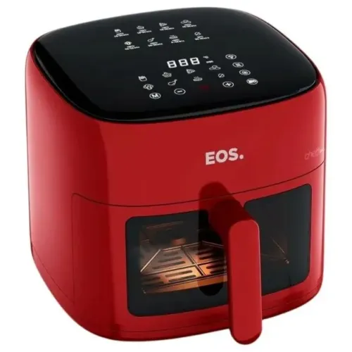 Fritadeira Sem óleo Air Fryer EOS EAF60V 6.2 Litros Chef Gourmet Compacta Digital