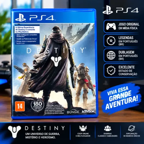 Destiny PS4 Original Mídia Física - Jogo Completo