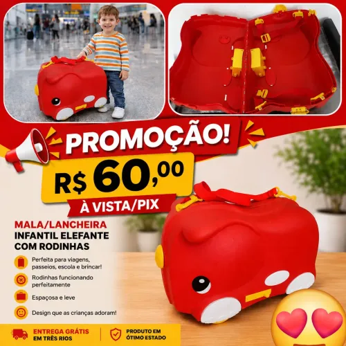 Linda malinha infantil em formato de elefante!