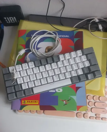 Teclado Mecânico Gamer, Rainbow