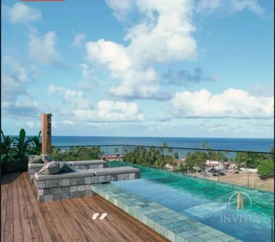 Flat com 1 dormitório à venda, 22 m² por R$ 270.000,00 - Ponta de Campina - Cabedelo/PB