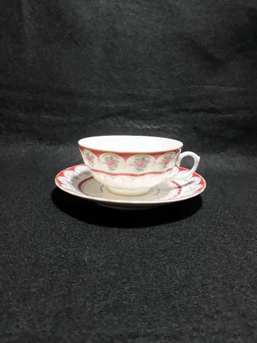 Xícara de chá porcelana casca de ovo 