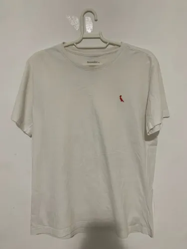 Camiseta Reserva branca básica tamanho 14 / PP