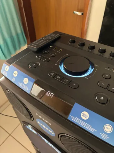 Caixa de som philips party speaker