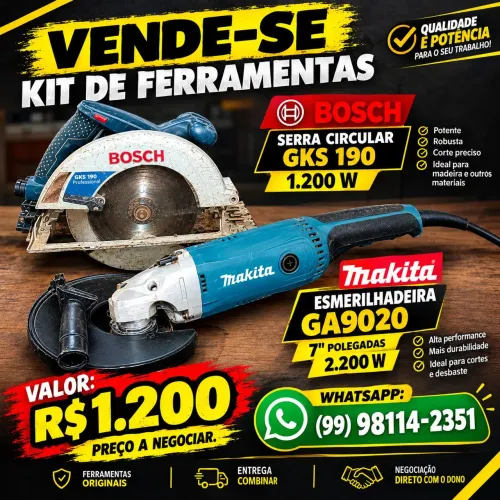 Vende-se Kit ferramentas