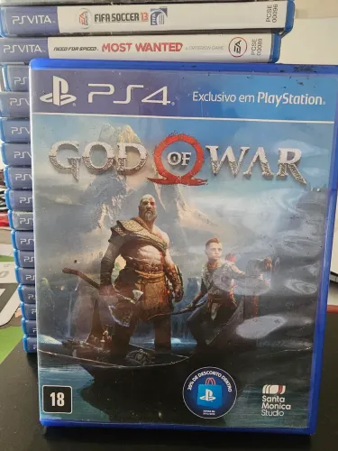 Jogo para PS4 mídia física original usado God of War 2018