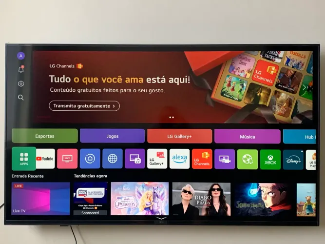 Vendo Tv LG 50AU801COSA nova na garantia 
