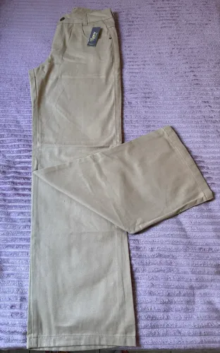 Calças wide leg