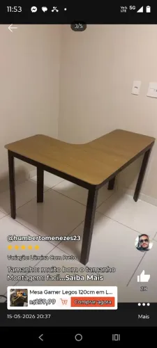 Mesa em L