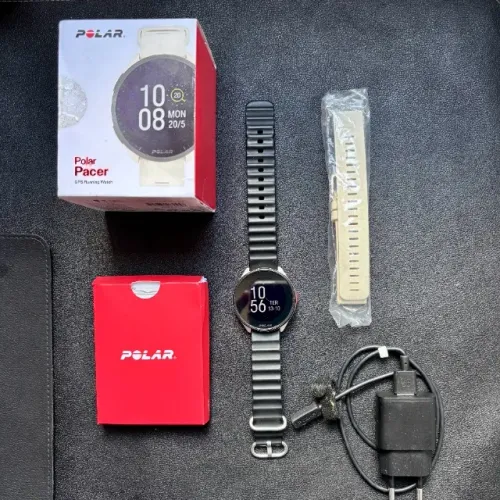 Relógio Polar Pacer - com GPS em ótimo estado.