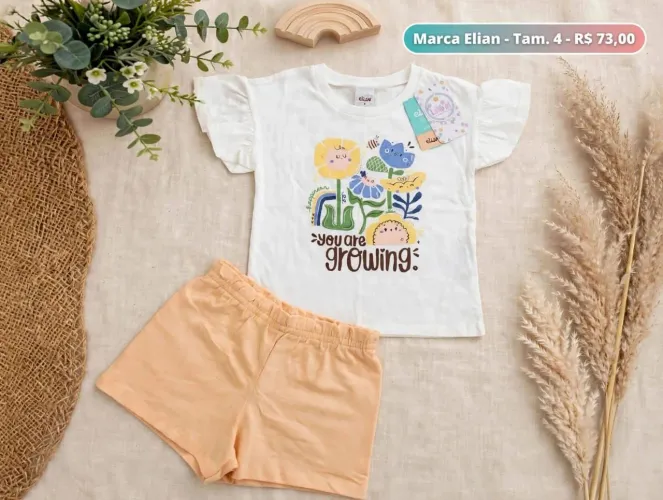 Conjunto infantil, tamanho 4