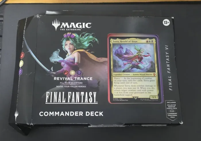 Deck de Magic Commander - Final Fantasy (Deck MTG da Terra) - Lacrado no plástico