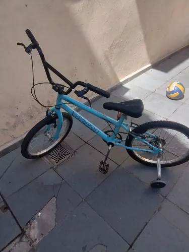 Bicicleta infantil aro 20 azul