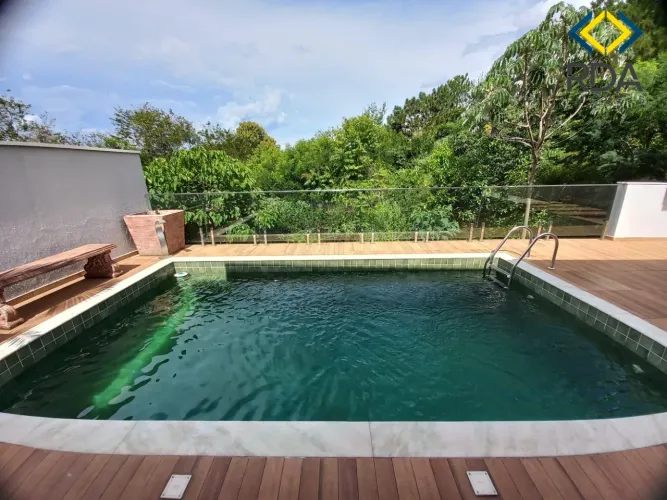 TERRA MAGNA, PISCINA, VISTA PARA O LAGO