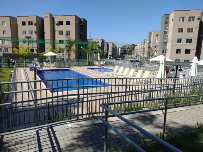 Apartamento de 2 quartos no Reserva Florata, com sala, cozinha, banheiro e condomínio comp