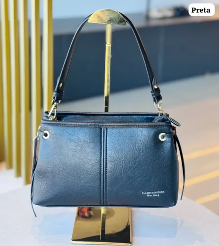 Bolsa de ombro e tiracolo média - Pronta Entrega