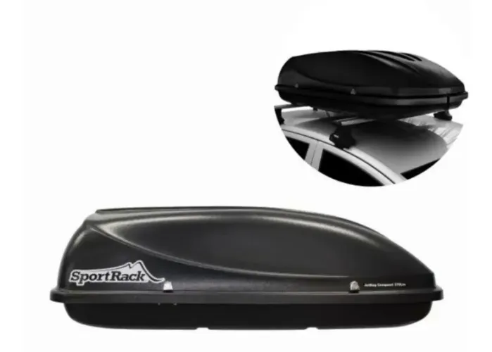 Caixa Bagageiro 370L Preta - SportRack