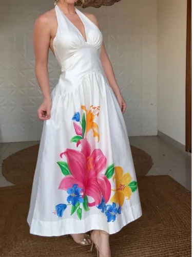 Vestido FARM - Floral Malu Estampado