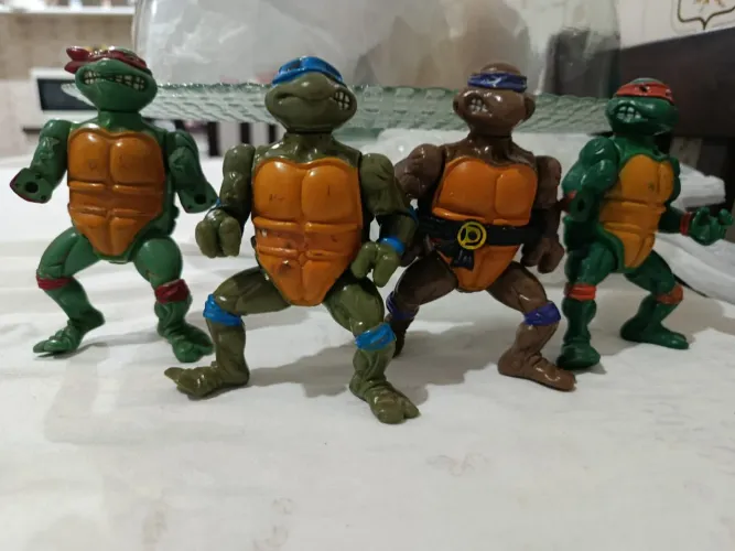 Tartaruga ninja lote 4 antigas anos 80