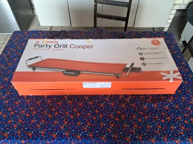 Party Grill Cooper - Chapa Elétrica Labravia