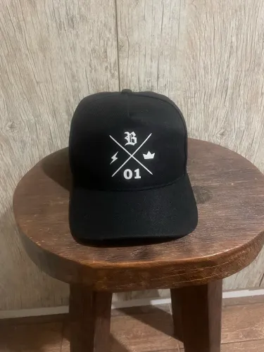 Boné Blck Brasil preto e branco
