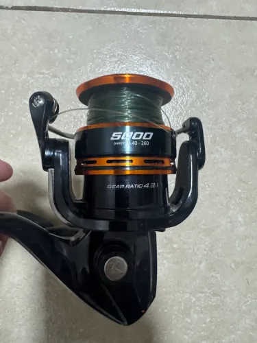 Molinete Marine Sports Venza 5000 Direito e Esquerdo preto Drag 10kg