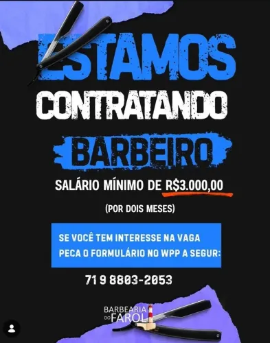 Vaga Para Barbeiro