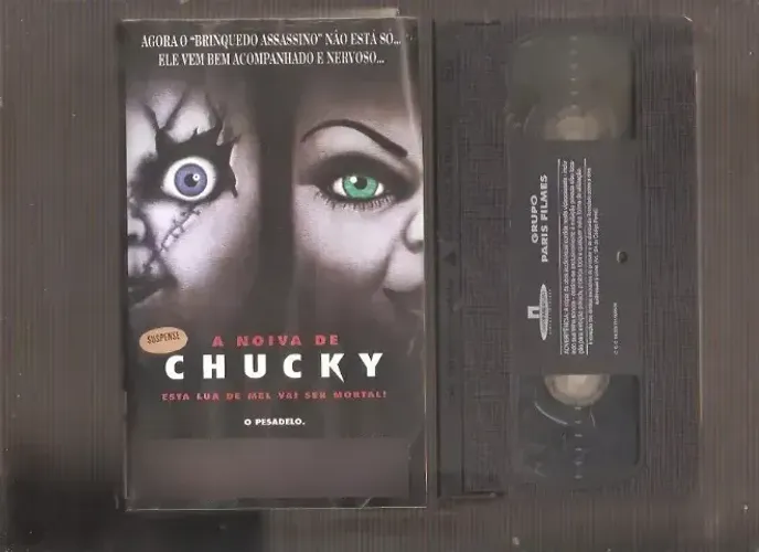 VHS A NOIVA DE CHUCKY - ORIGINAL - DUBLADO - RARO