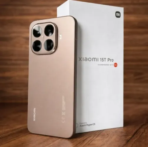 XIAOMI 15T PRO 5G 512GB ROM /12GB RAM GOLD NOVO GLOBAL