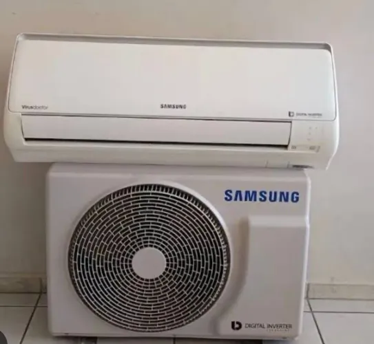 Ar-condicionado 12 MIL BTUS SAMSUNG VÍRUS DOCTOR INVERTER, MUITO NOVO,  