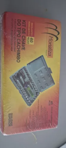 Kit de chave do tipo cachimbo com 40 peças