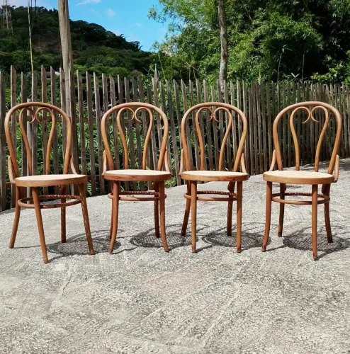 4 cadeiras Thonet